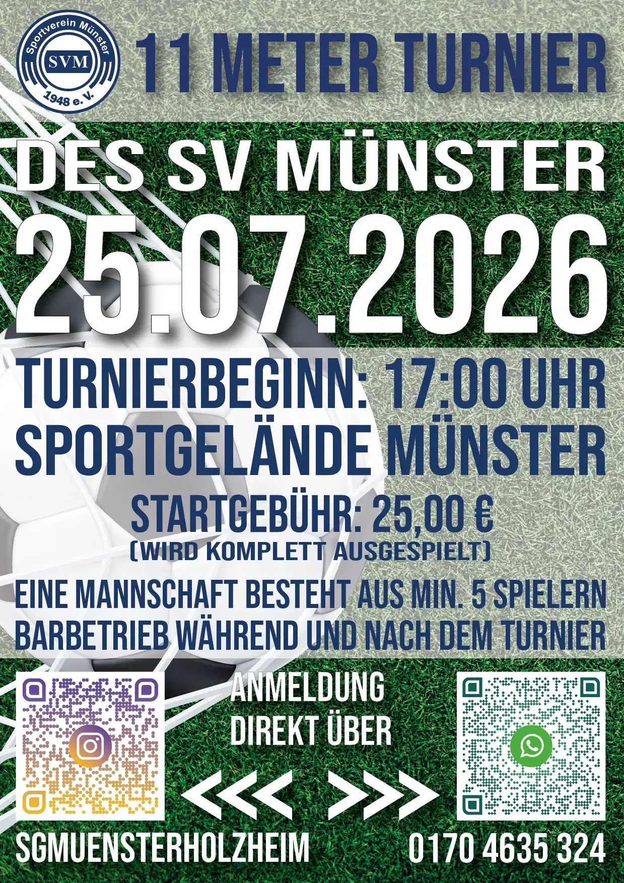 11 Meter Turnier 2025 Flyer 11 Meter Turnier 2025 Flyer
